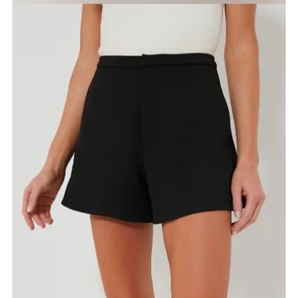 Hyacinth House Black Hallie Tailored High Waisted Shorts JJ2043P Womens Large L